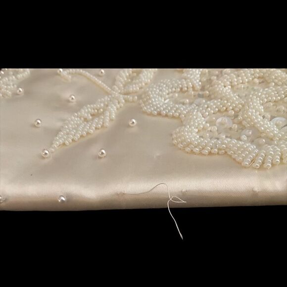 Vintage Beaded Evening Envelope Clutch - Picture 3 of 4